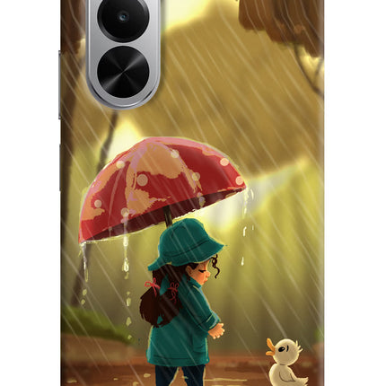 Rainy Day Realme P4x 5G Hard Case Back Cover by Casekaro