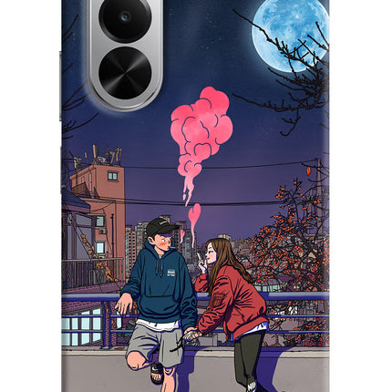Chilling Couple Realme P4x 5G Hard Case Back Cover by Casekaro
