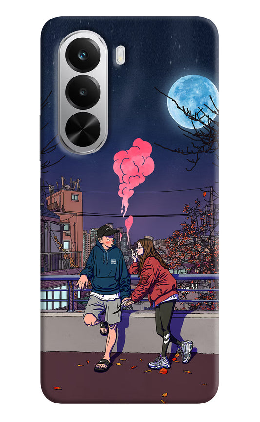 Chilling Couple Realme P4x 5G Hard Case Back Cover by Casekaro