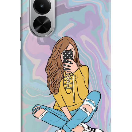 Selfie Girl Realme P4x 5G Hard Case Back Cover by Casekaro