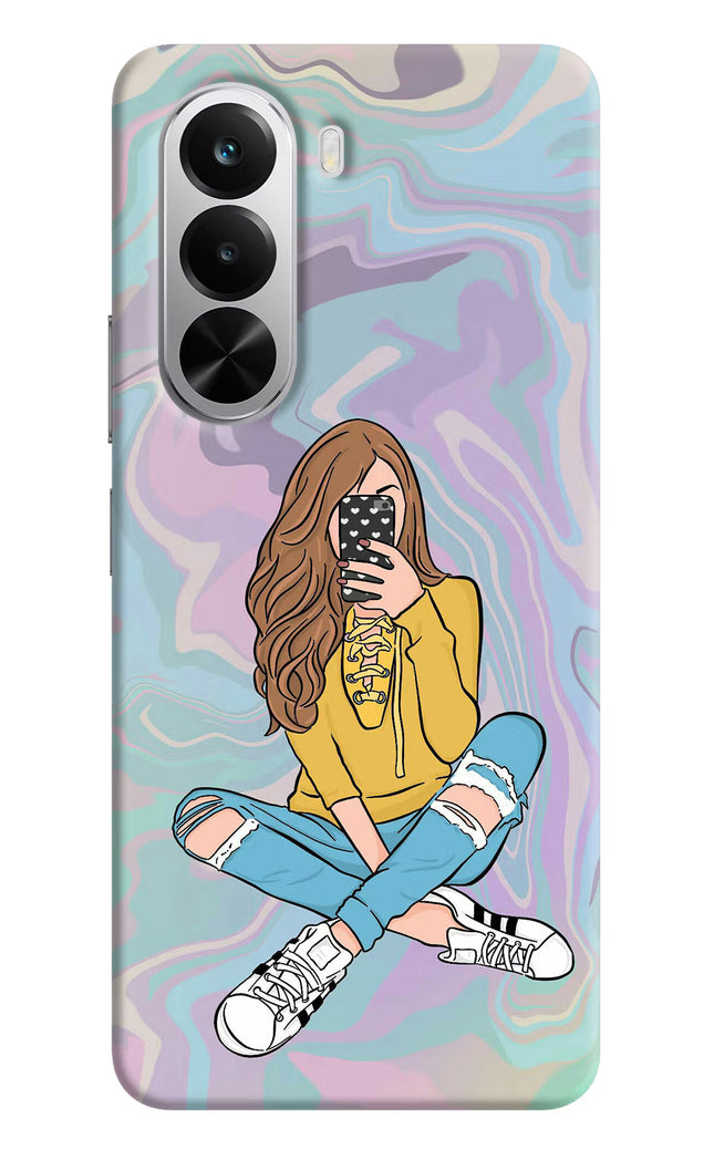 Selfie Girl Realme P4x 5G Hard Case Back Cover by Casekaro