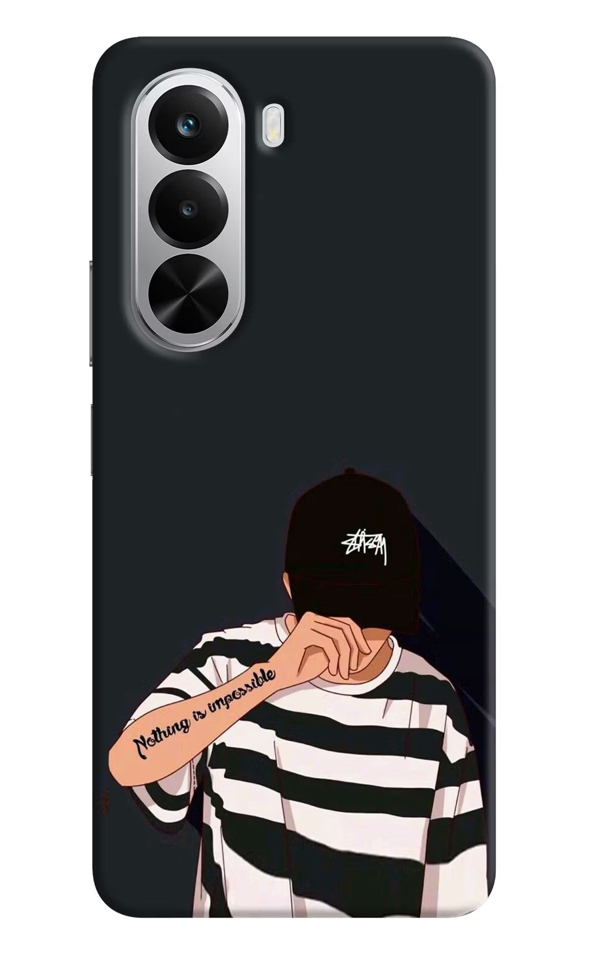 Aesthetic Boy Realme P4x 5G Hard Case Back Cover by Casekaro