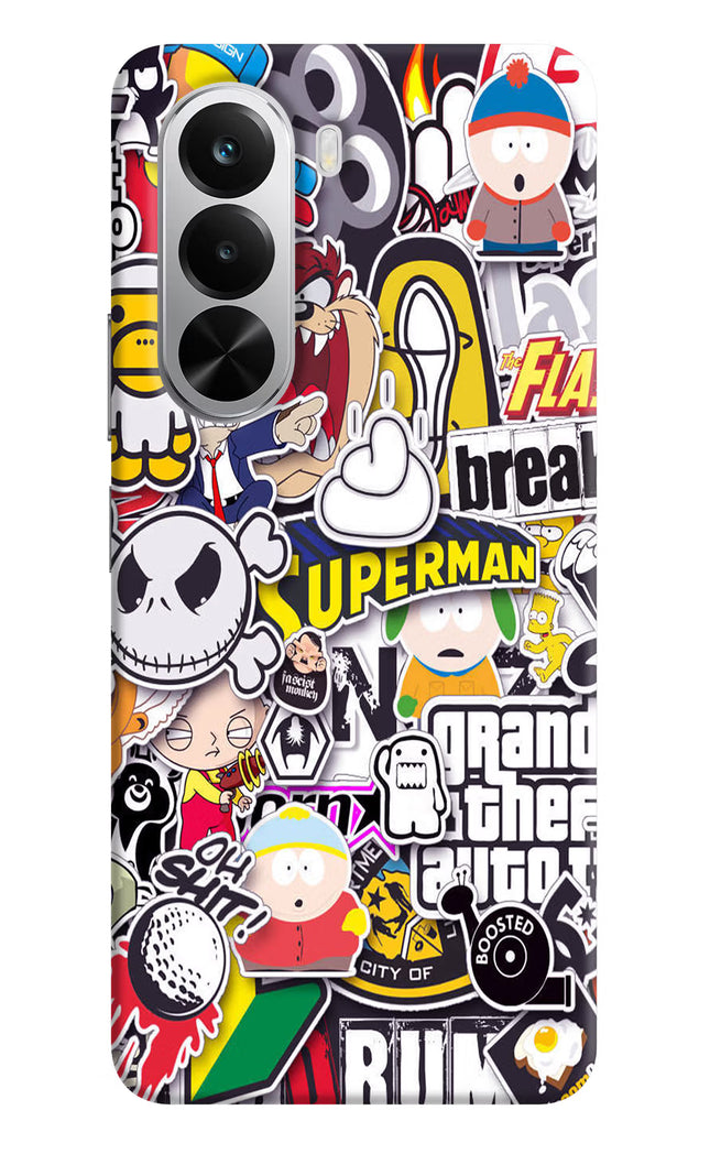 Sticker Bomb Realme P4x 5G Hard Case Back Cover by Casekaro