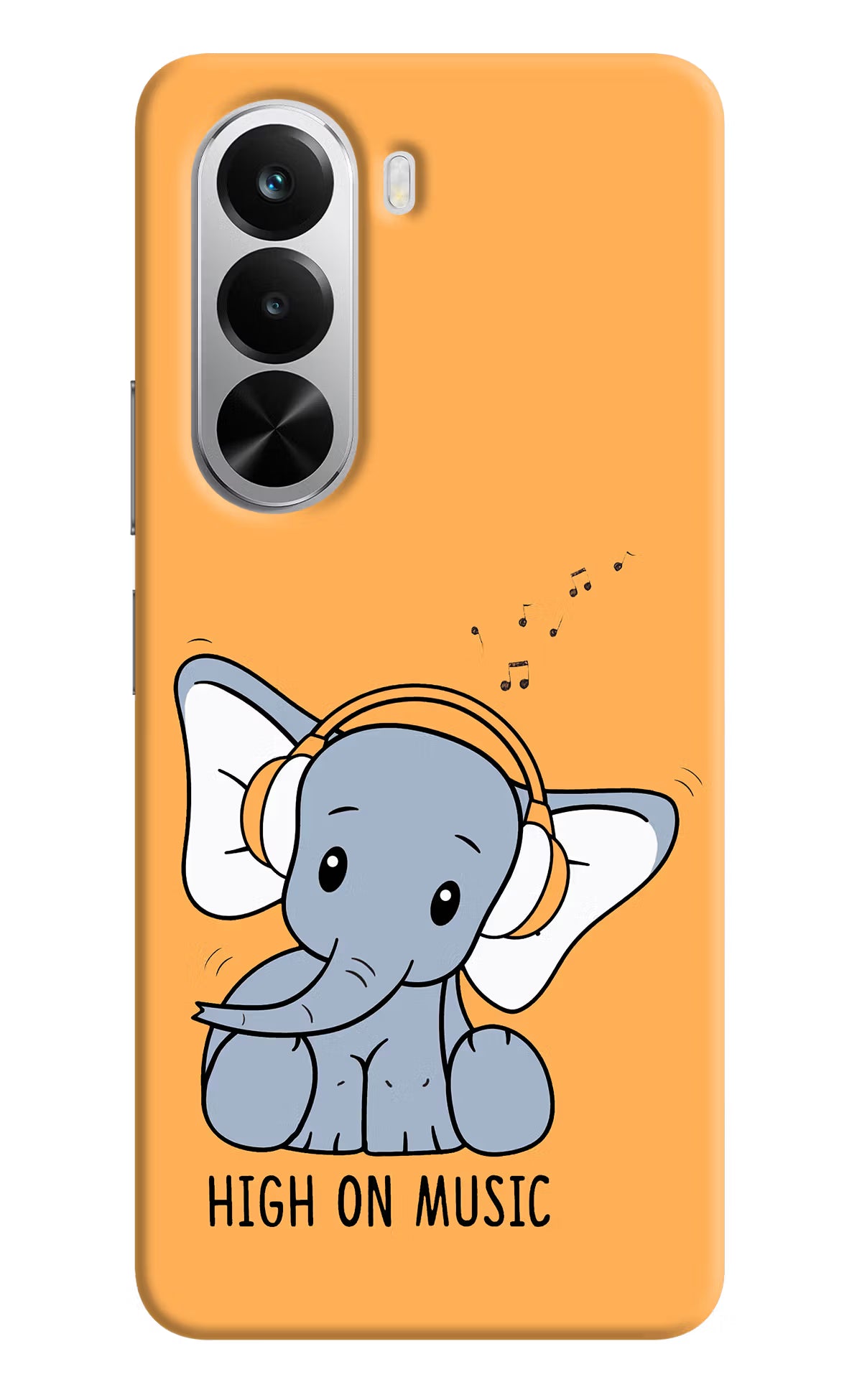 High On Music Realme P4x 5G Hard Case Back Cover by Casekaro