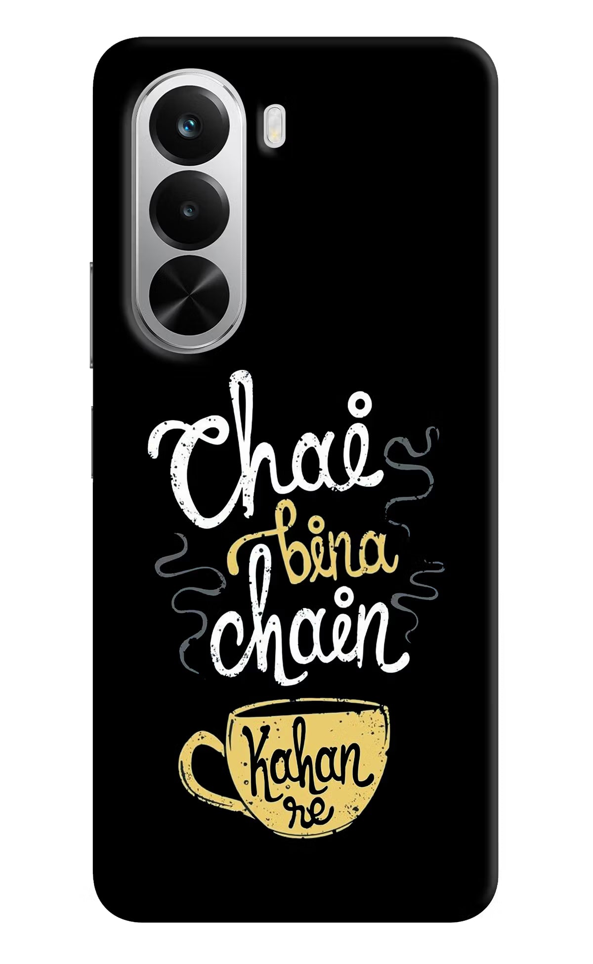 Chai Bina Chain Kaha Re Realme P4x 5G Hard Case Back Cover by Casekaro