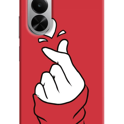 Korean Love Sign Realme P4x 5G Hard Case Back Cover by Casekaro