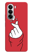 Korean Love Sign Realme P4x 5G Hard Case Back Cover by Casekaro