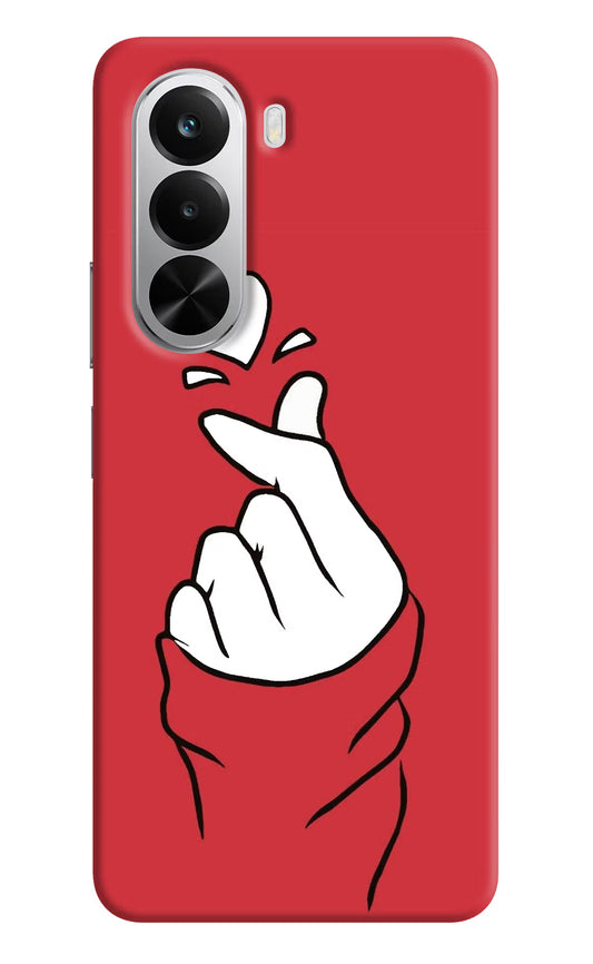Korean Love Sign Realme P4x 5G Hard Case Back Cover by Casekaro