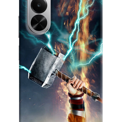 Thor Hammer Mjolnir Realme P4x 5G Hard Case Back Cover by Casekaro
