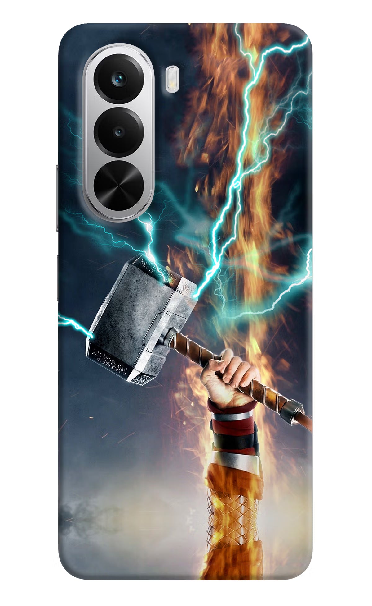 Thor Hammer Mjolnir Realme P4x 5G Hard Case Back Cover by Casekaro