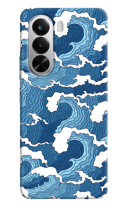 Blue Waves Realme P4x 5G Hard Case Back Cover by Casekaro