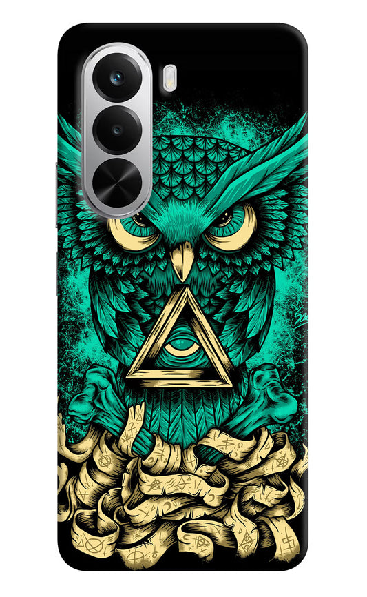 Green Owl Realme P4x 5G Hard Case Back Cover by Casekaro