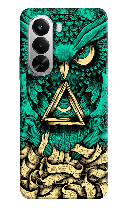 Green Owl Realme P4x 5G Hard Case Back Cover by Casekaro