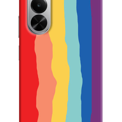 Rainbow Realme P4x 5G Hard Case Back Cover by Casekaro