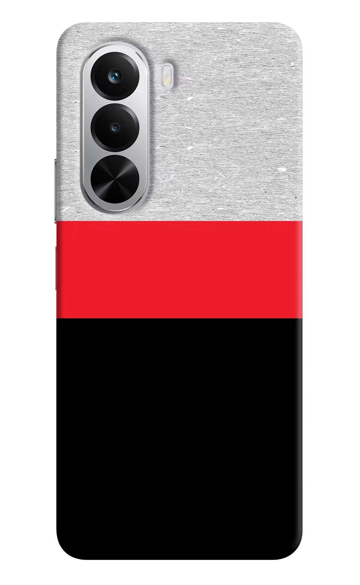 Tri Color Pattern Realme P4x 5G Hard Case Back Cover by Casekaro