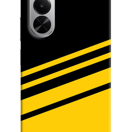 Yellow Shades Realme P4x 5G Hard Case Back Cover by Casekaro
