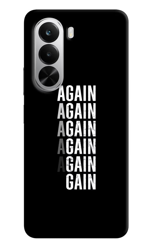 Again Again Gain Realme P4x 5G Hard Case Back Cover by Casekaro