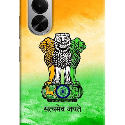 Satyamev Jayate Flag Realme P4x 5G Hard Case Back Cover by Casekaro