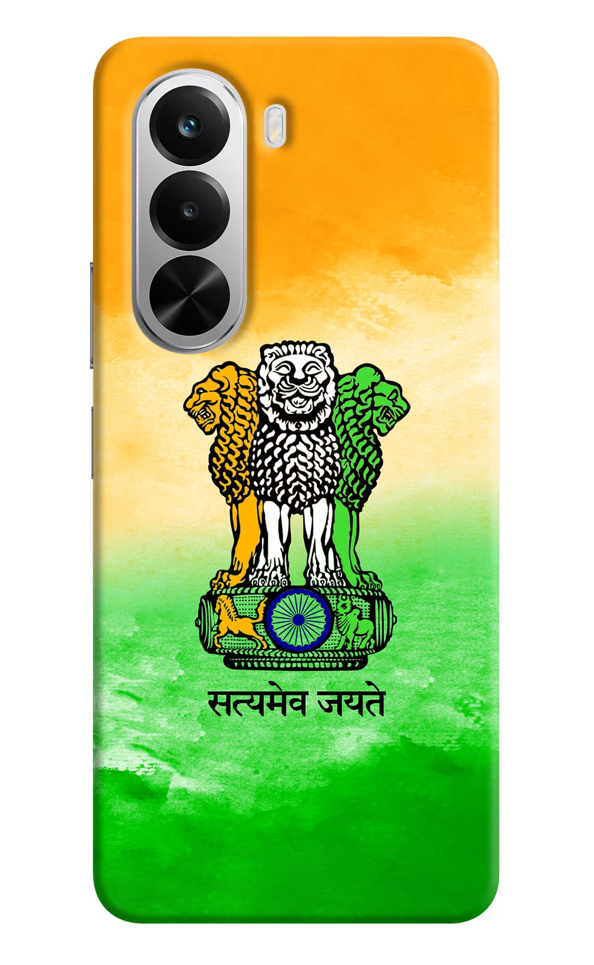 Satyamev Jayate Flag Realme P4x 5G Hard Case Back Cover by Casekaro