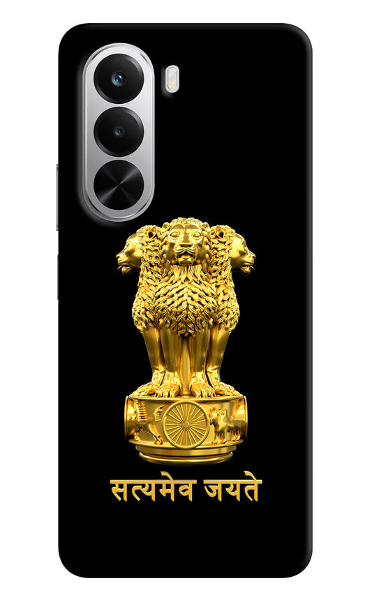 Satyamev Jayate Golden Realme P4x 5G Hard Case Back Cover by Casekaro