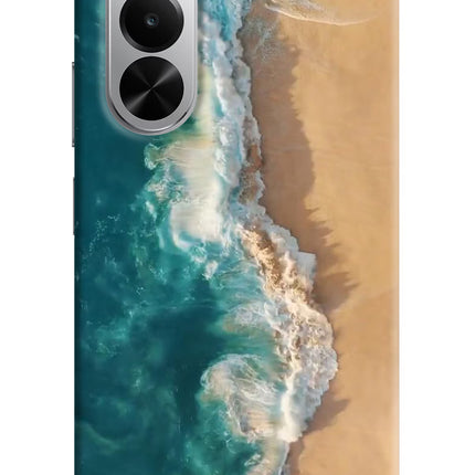 Ocean Beach Realme P4x 5G Hard Case Back Cover by Casekaro