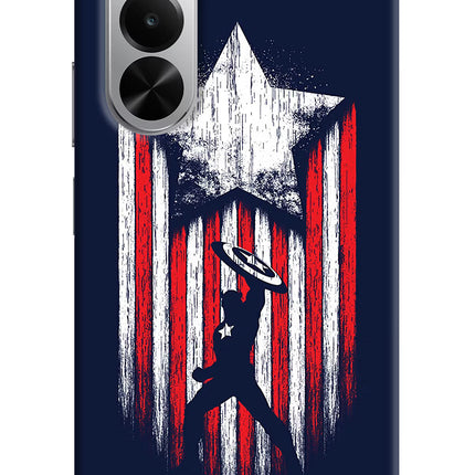 Captain America Marvel Art Realme P4x 5G Hard Case Back Cover by Casekaro