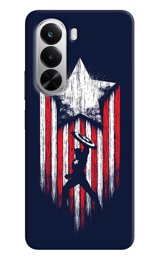 Captain America Marvel Art Realme P4x 5G Hard Case Back Cover by Casekaro