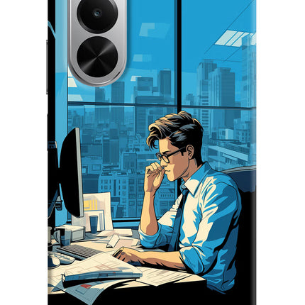 Focused Hustler (AI Generated) Realme P4x 5G Hard Case Back Cover by Casekaro