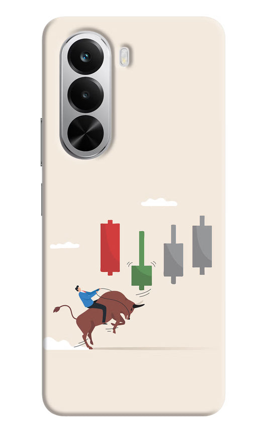 Bull Trading Momentum Realme P4x 5G Hard Case Back Cover by Casekaro