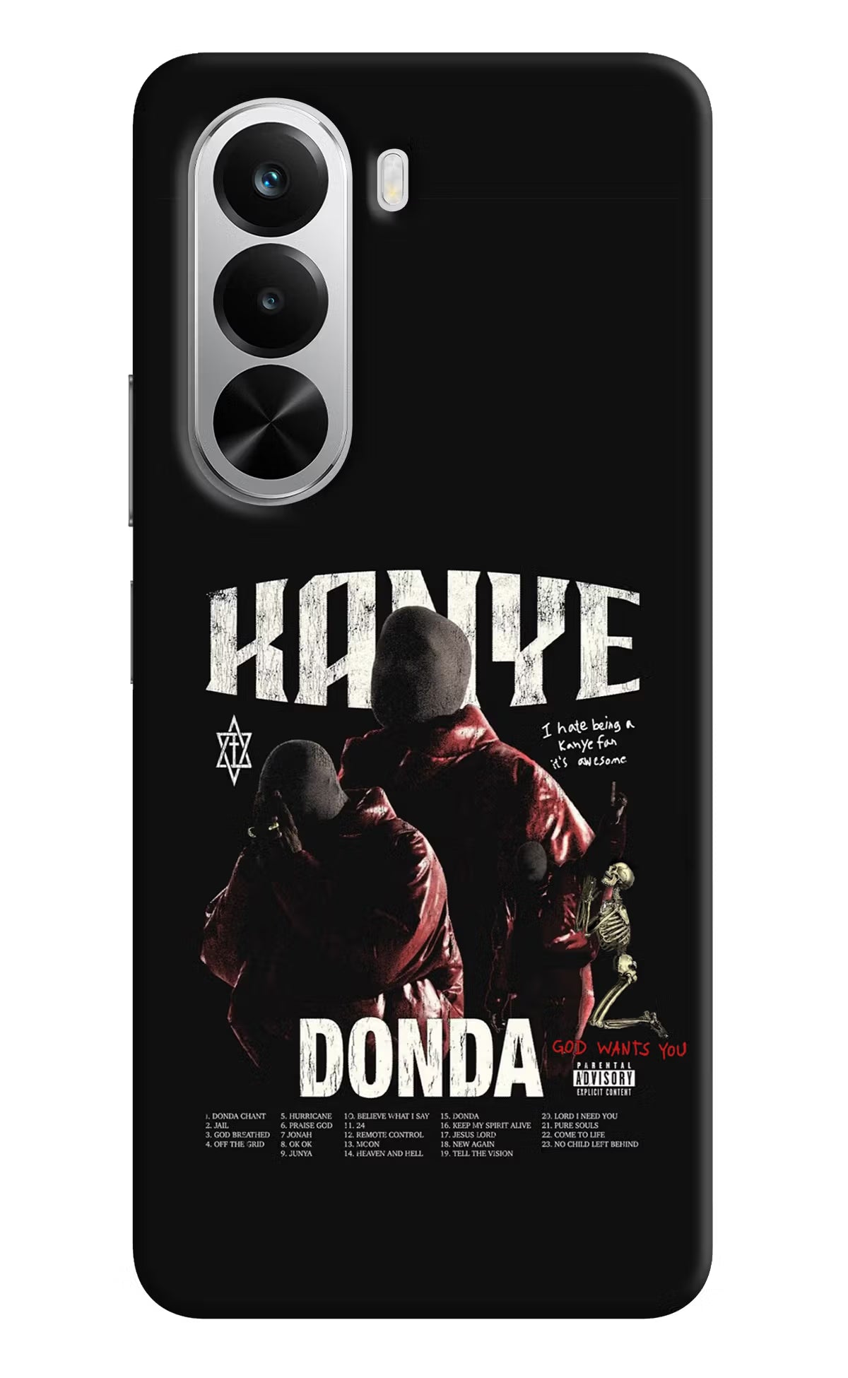 Donda Kanye West Realme P4x 5G Hard Case Back Cover by Casekaro