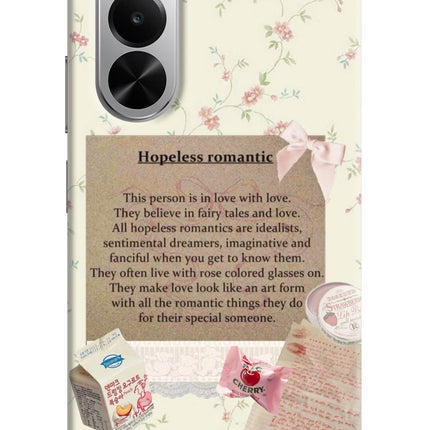 Hopeless Romantic Realme P4x 5G Hard Case Back Cover by Casekaro