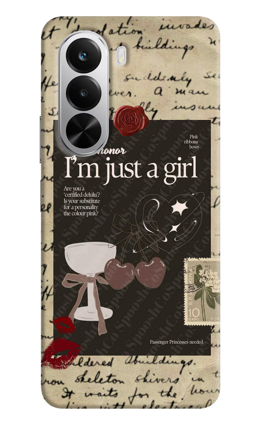 I am just a girl Realme P4x 5G Hard Case Back Cover by Casekaro