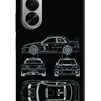 WRC'99 Realme P4x 5G Hard Case Back Cover by Casekaro