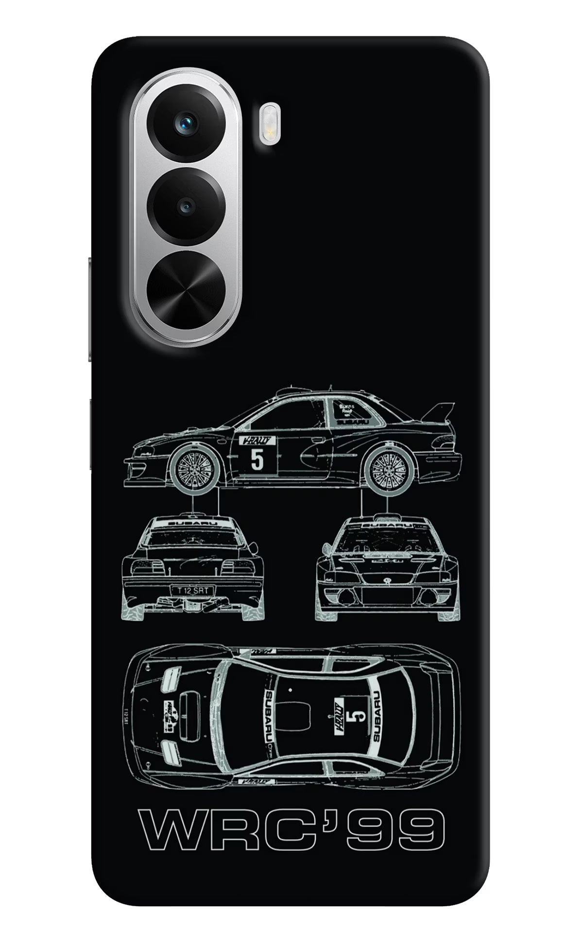 WRC'99 Realme P4x 5G Hard Case Back Cover by Casekaro