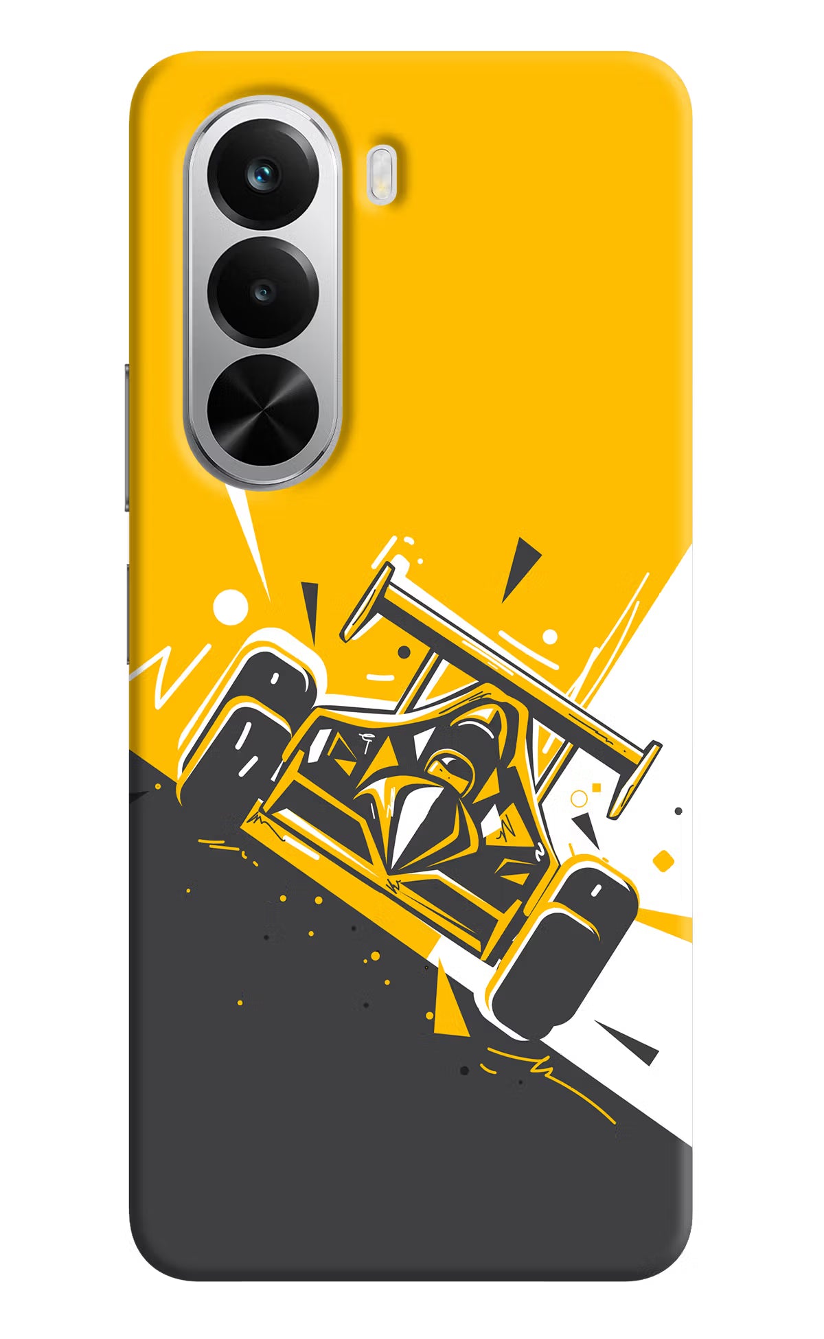 Track King Realme P4x 5G Hard Case Back Cover by Casekaro