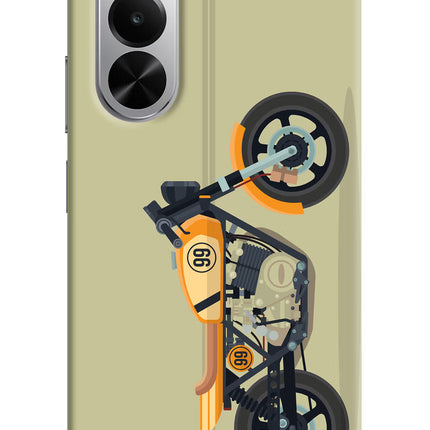 Vertical Speedster Realme P4x 5G Hard Case Back Cover by Casekaro