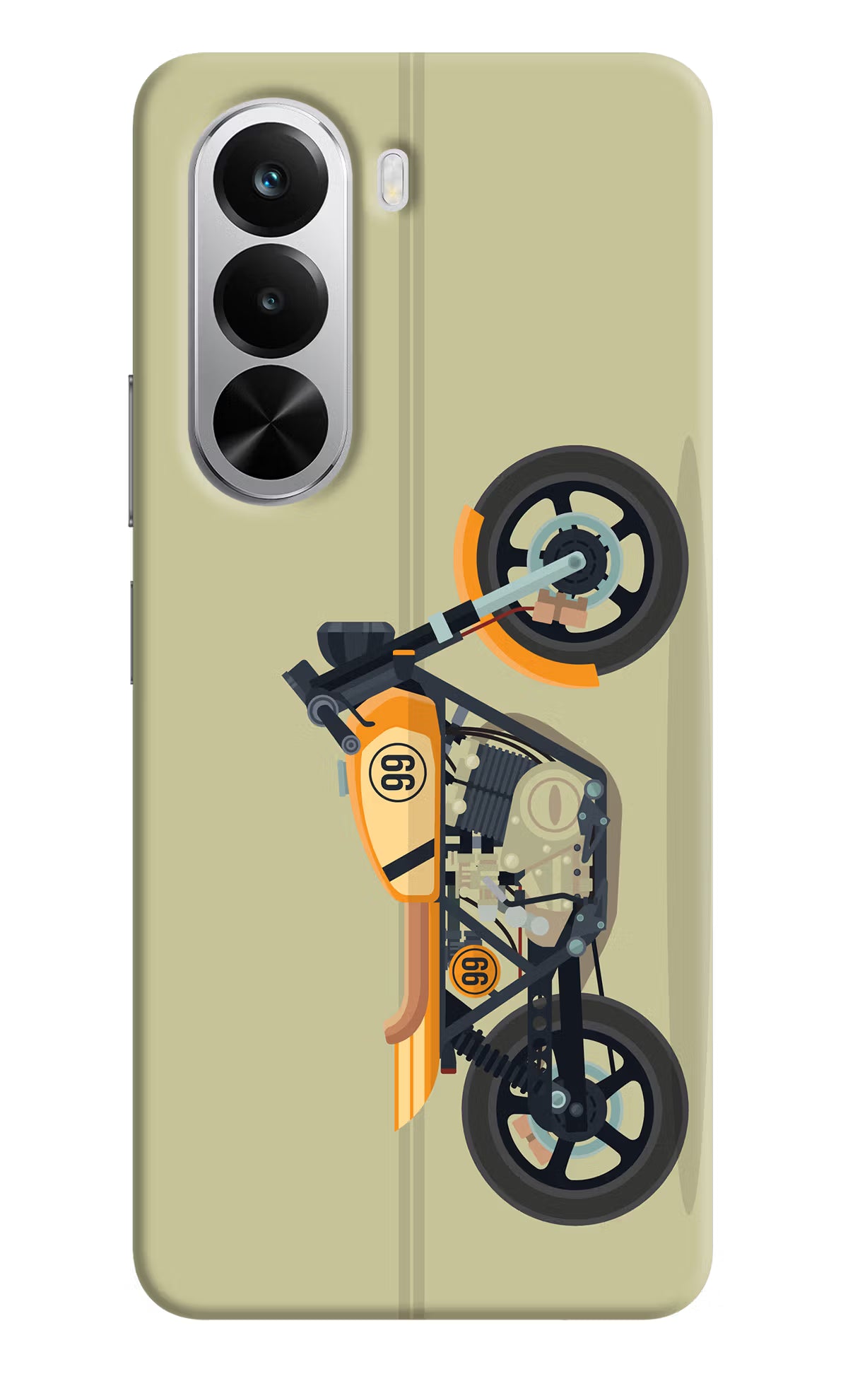 Vertical Speedster Realme P4x 5G Hard Case Back Cover by Casekaro