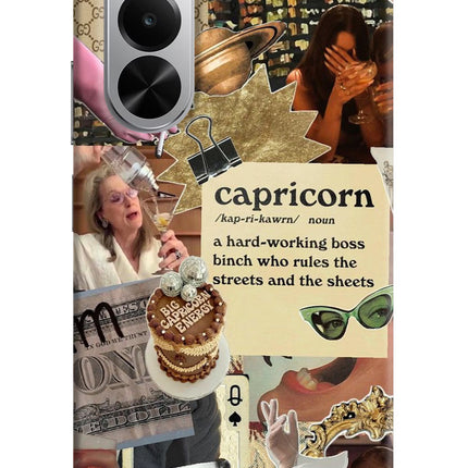 Capricorn Zodiac Realme P4x 5G Hard Case Back Cover by Casekaro