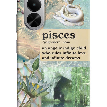 Pisces Zodiac Realme P4x 5G Hard Case Back Cover by Casekaro