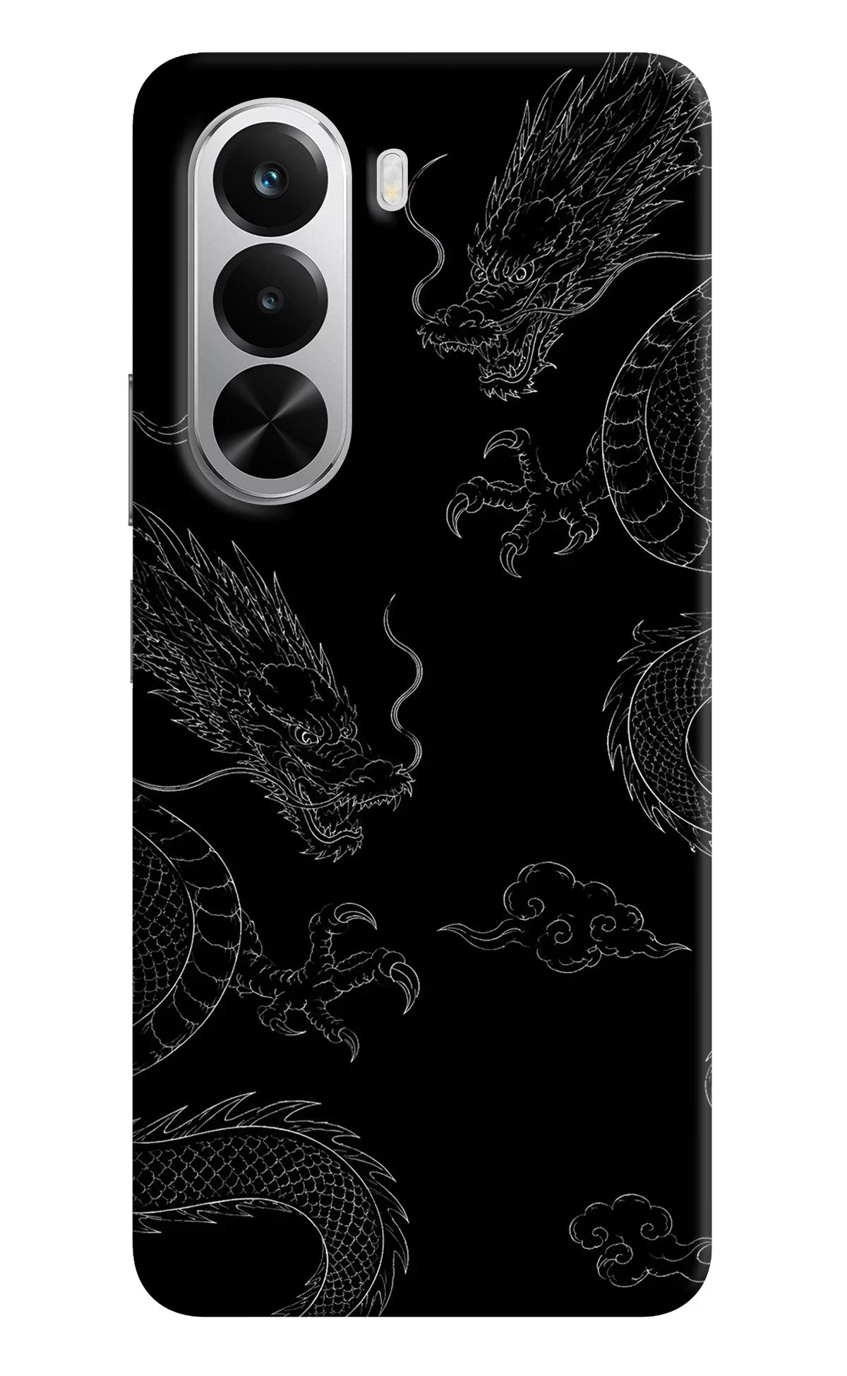 Twin Dragons Realme P4x 5G Hard Case Back Cover by Casekaro