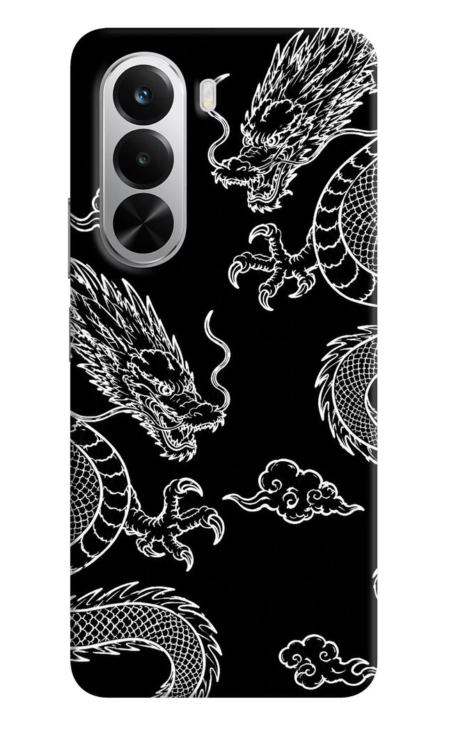 Twin Dragons Realme P4x 5G Hard Case Back Cover by Casekaro