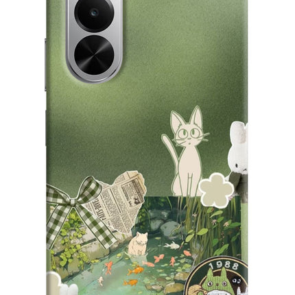 Aesthetic anime Realme P4x 5G Hard Case Back Cover by Casekaro