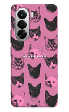 Pink Cats Realme P4x 5G Hard Case Back Cover by Casekaro