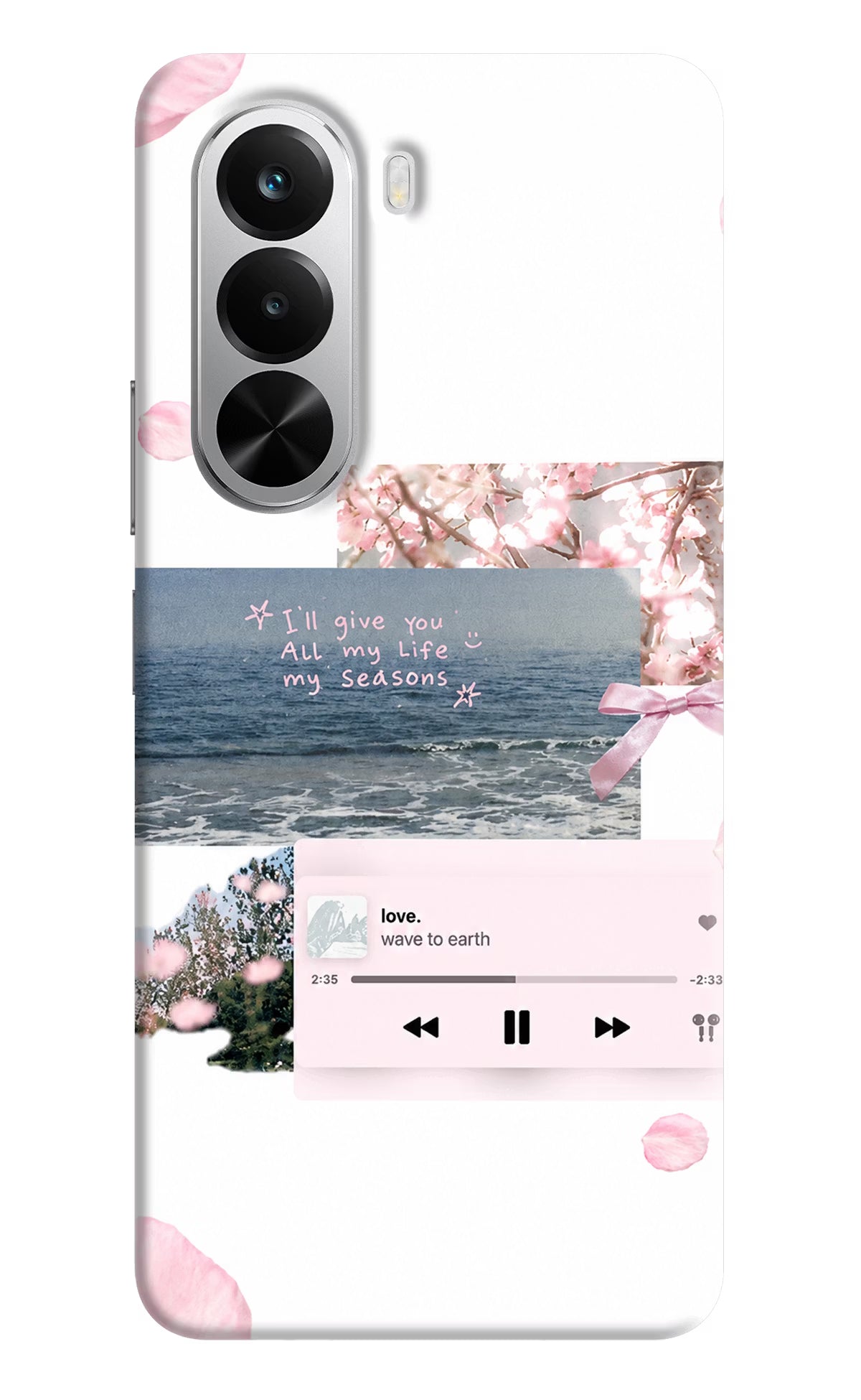 Wave to earth Realme P4x 5G Back Cover