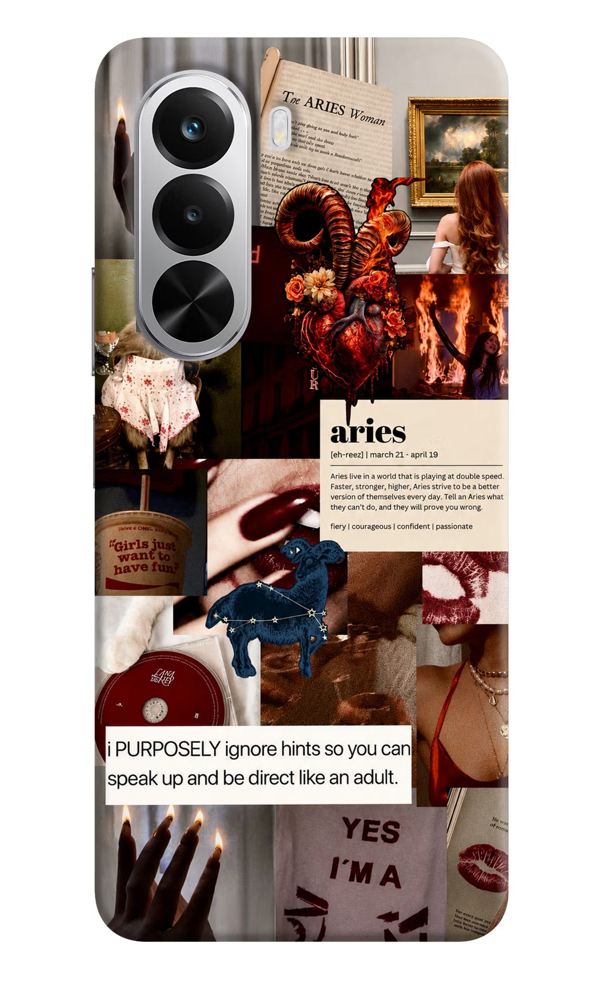 Zodiac Aries Realme P4x 5G Back Cover