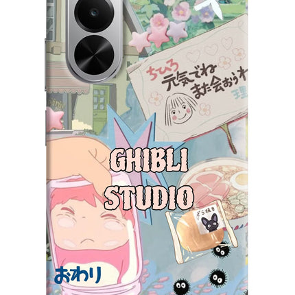 Studio Ghibli Realme P4x 5G Hard Case Back Cover by Casekaro
