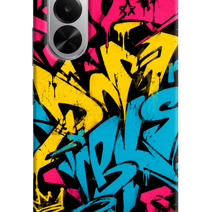 Graffiti Vibe Realme P4x 5G Hard Case Back Cover by Casekaro