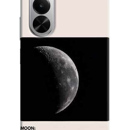 Moon Phase Realme P4x 5G Hard Case Back Cover by Casekaro