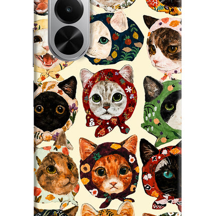 Cool Cat Realme P4x 5G Hard Case Back Cover by Casekaro