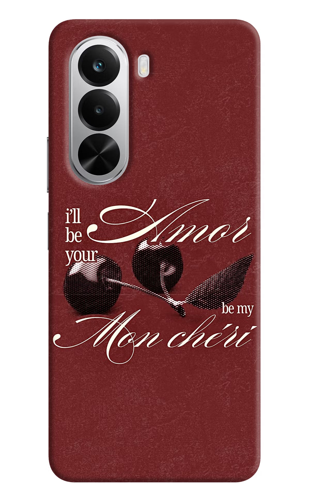 Velvet Cherry Realme P4x 5G Back Cover